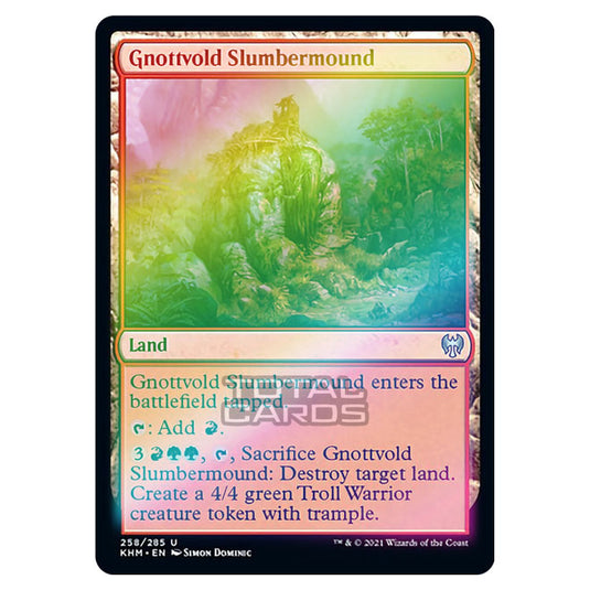 Magic The Gathering - Kaldheim - Gnottvold Slumbermound - 258/285 (Foil)