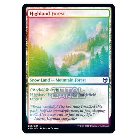 Magic The Gathering - Kaldheim - Highland Forest - 261/285 (Foil)