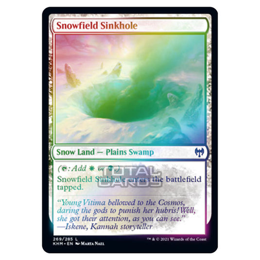 Magic The Gathering - Kaldheim - Snowfield Sinkhole - 269/285 (Foil)