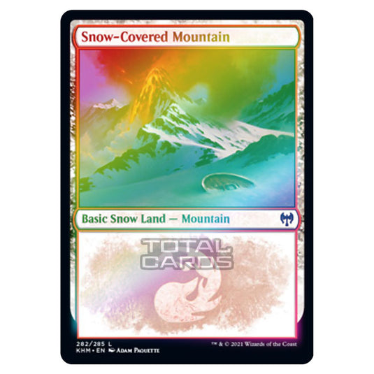 Magic The Gathering - Kaldheim - Snow-Covered Mountain - 282/285 (Foil)