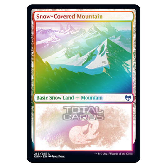 Magic The Gathering - Kaldheim - Snow-Covered Mountain - 283/285 (Foil)