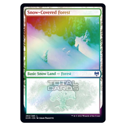 Magic The Gathering - Kaldheim - Snow-Covered Forest - 284/285 (Foil)