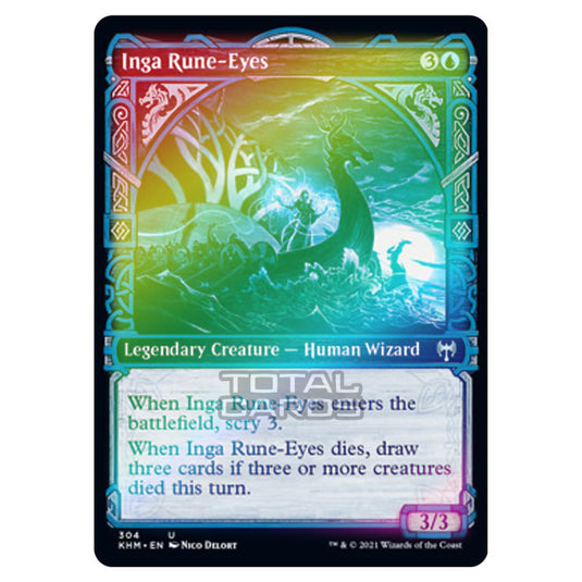 Magic The Gathering - Kaldheim - Inga Rune-Eyes - 304/285 (Foil)