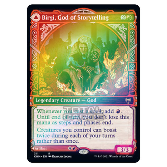 Magic The Gathering - Kaldheim - Birgi, God of Storytelling // Harnfel, Horn of Bounty - 311/285 (Foil)