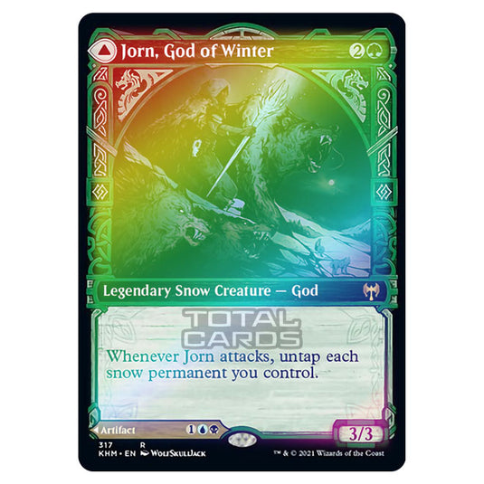 Magic The Gathering - Kaldheim - Jorn, God of Winter // Kaldring, the Rimestaff - 317/285 (Foil)