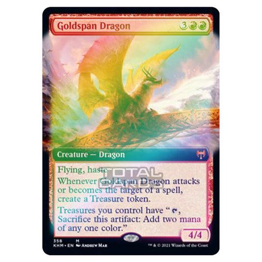 Magic The Gathering - Kaldheim - Goldspan Dragon - 358/285 (Foil)