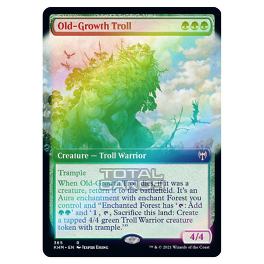 Magic The Gathering - Kaldheim - Old-Growth Troll - 365/285 (Foil)