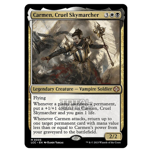 Magic The Gathering - The Lost Caverns of Ixalan - Commander - Carmen, Cruel Skymarcher - 0005