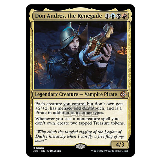 Magic The Gathering - The Lost Caverns of Ixalan - Commander - Don Andres, the Renegade - 0006