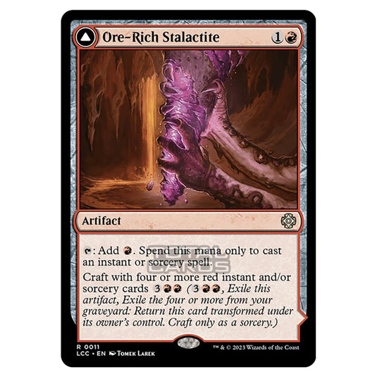 Magic The Gathering - The Lost Caverns of Ixalan - Commander - Ore-Rich Stalactite // Cosmium Catalyst - 0011