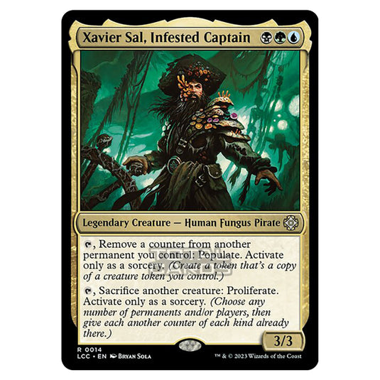 Magic The Gathering - The Lost Caverns of Ixalan - Commander - Xavier Sal, Infested Captain - 0014