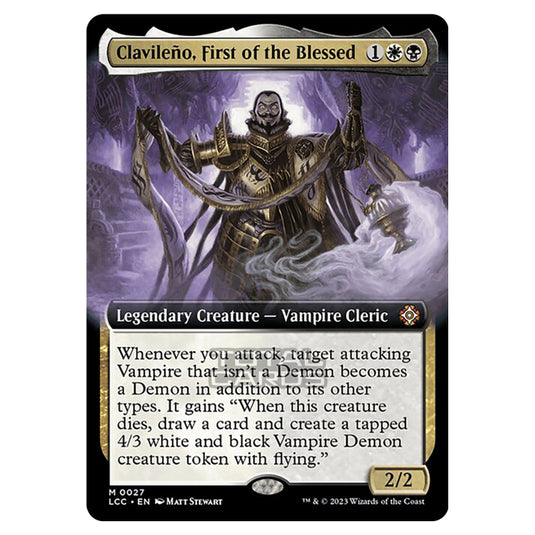 Magic The Gathering - The Lost Caverns of Ixalan - Commander - Clavileño, First of the Blessed (Extended Art Card) - 0027