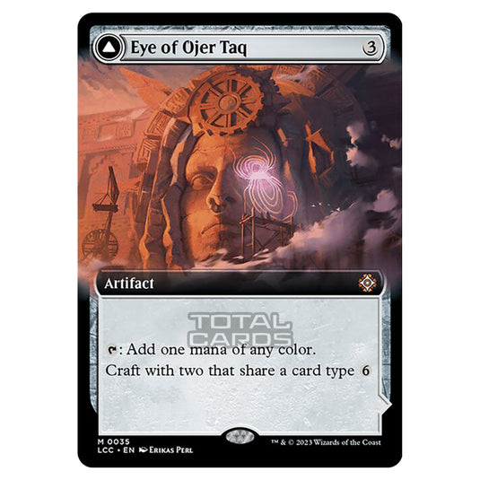 Magic The Gathering - The Lost Caverns of Ixalan - Commander - Eye of Ojer Taq // Apex Observatory (Extended Art Card) - 0035