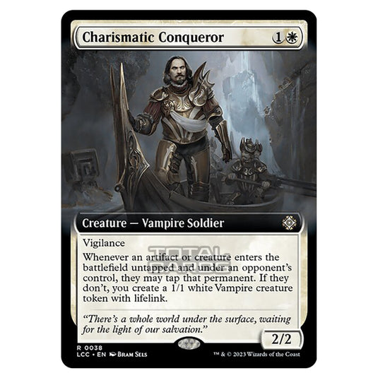 Magic The Gathering - The Lost Caverns of Ixalan - Commander - Charismatic Conqueror (Extended Art Card) - 0038