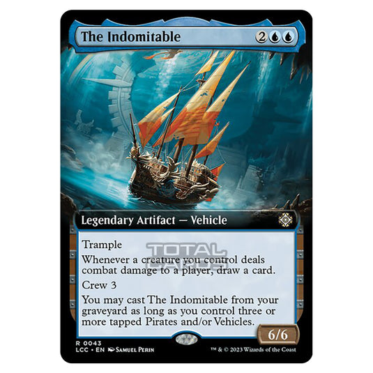 Magic The Gathering - The Lost Caverns of Ixalan - Commander - The Indomitable (Extended Art Card) - 0043