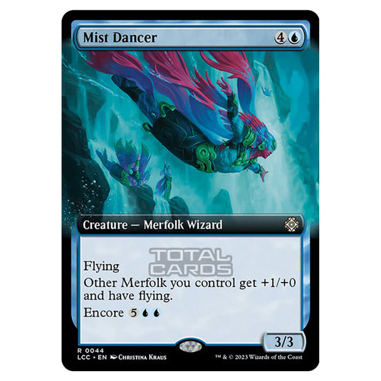 Magic The Gathering - The Lost Caverns of Ixalan - Commander - Mist Dancer (Extended Art Card) - 0044