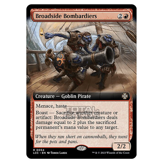 Magic The Gathering - The Lost Caverns of Ixalan - Commander - Broadside Bombardiers (Extended Art Card) - 0054