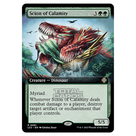 Magic The Gathering - The Lost Caverns of Ixalan - Commander - Scion of Calamity (Extended Art Card) - 0061