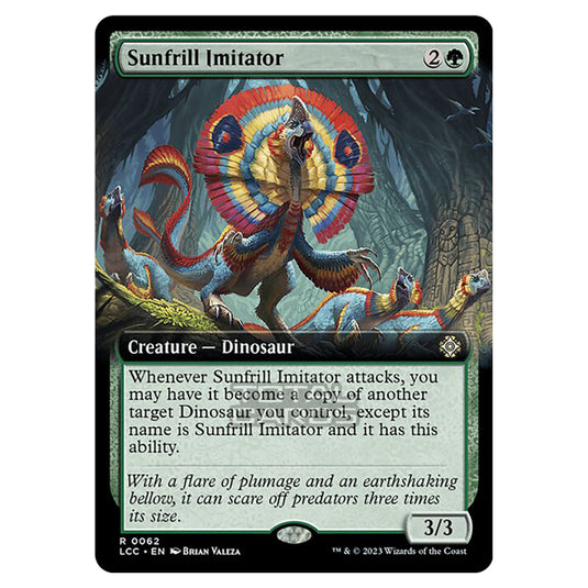 Magic The Gathering - The Lost Caverns of Ixalan - Commander - Sunfrill Imitator (Extended Art Card) - 0062