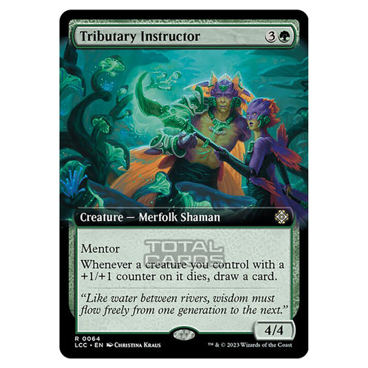 Magic The Gathering - The Lost Caverns of Ixalan - Commander - Tributary Instructor (Extended Art Card) - 0064