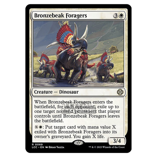 Magic The Gathering - The Lost Caverns of Ixalan - Commander - Bronzebeak Foragers - 0069