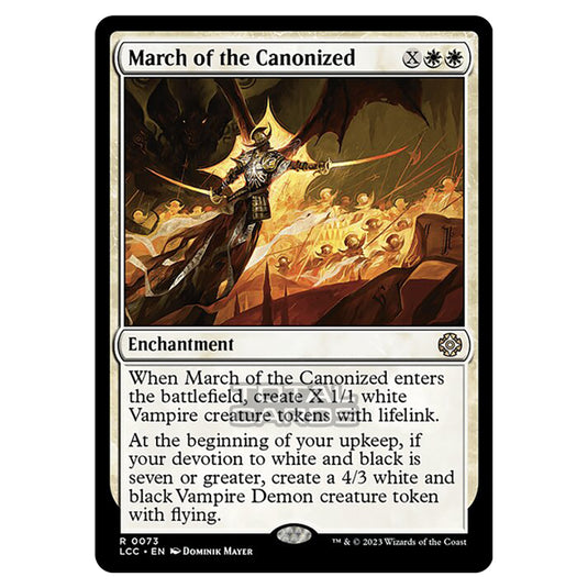 Magic The Gathering - The Lost Caverns of Ixalan - Commander - March of the Canonized - 0073