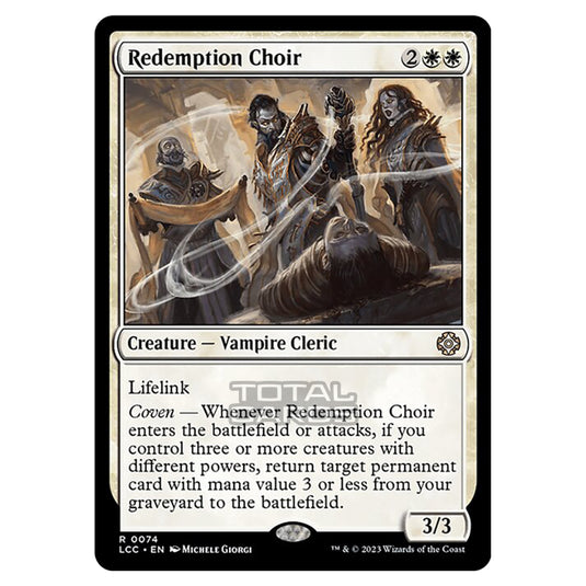 Magic The Gathering - The Lost Caverns of Ixalan - Commander - Redemption Choir - 0074