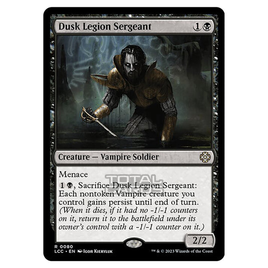 Magic The Gathering - The Lost Caverns of Ixalan - Commander - Dusk Legion Sergeant - 0080