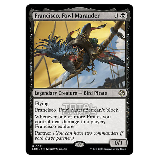 Magic The Gathering - The Lost Caverns of Ixalan - Commander - Francisco, Fowl Marauder - 0081