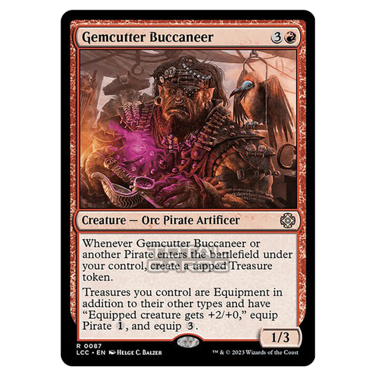 Magic The Gathering - The Lost Caverns of Ixalan - Commander - Gemcutter Buccaneer - 0087