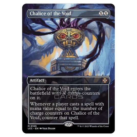 Magic The Gathering - The Lost Caverns of Ixalan - Commander - Chalice of the Void (Borderless Box Topper Card) - 0105