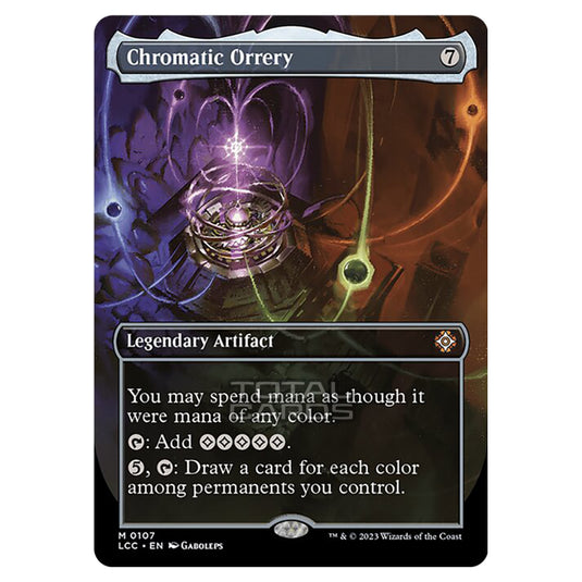 Magic The Gathering - The Lost Caverns of Ixalan - Commander - Chromatic Orrery (Borderless Box Topper Card) - 0107