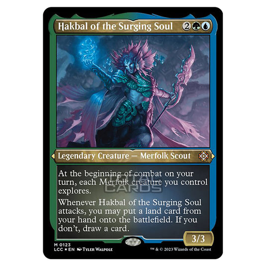 Magic The Gathering - The Lost Caverns of Ixalan - Commander - Hakbal of the Surging Soul - 0123