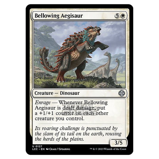 Magic The Gathering - The Lost Caverns of Ixalan - Commander - Bellowing Aegisaur - 0127