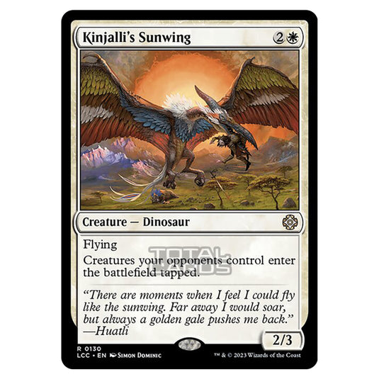 Magic The Gathering - The Lost Caverns of Ixalan - Commander - Kinjalli's Sunwing - 0130