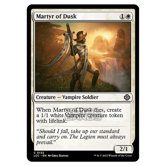 Magic The Gathering - The Lost Caverns of Ixalan - Commander - Martyr of Dusk - 0132