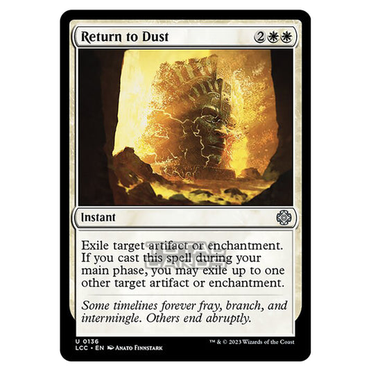 Magic The Gathering - The Lost Caverns of Ixalan - Commander - Return to Dust - 0136