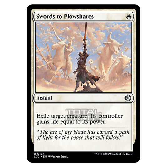 Magic The Gathering - The Lost Caverns of Ixalan - Commander - Swords to Plowshares - 0137