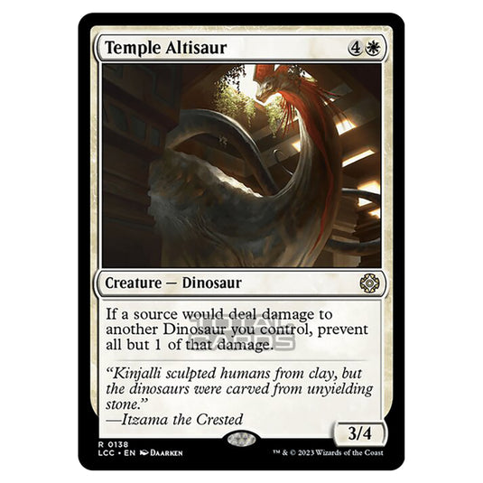 Magic The Gathering - The Lost Caverns of Ixalan - Commander - Temple Altisaur - 0138