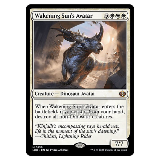 Magic The Gathering - The Lost Caverns of Ixalan - Commander - Wakening Sun's Avatar - 0139