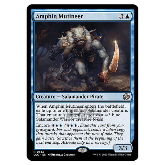 Magic The Gathering - The Lost Caverns of Ixalan - Commander - Amphin Mutineer - 0143