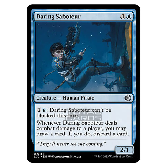 Magic The Gathering - The Lost Caverns of Ixalan - Commander - Daring Saboteur - 0151