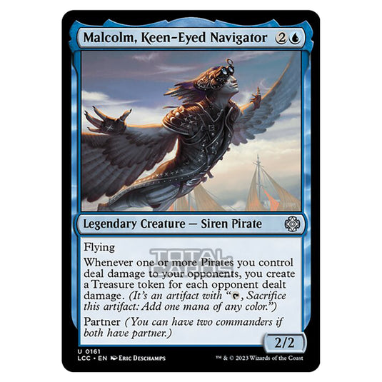 Magic The Gathering - The Lost Caverns of Ixalan - Commander - Malcolm, Keen-Eyed Navigator - 0161