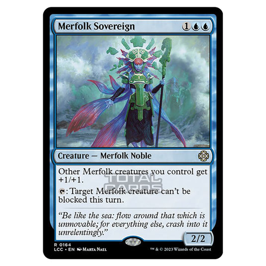 Magic The Gathering - The Lost Caverns of Ixalan - Commander - Merfolk Sovereign - 0164