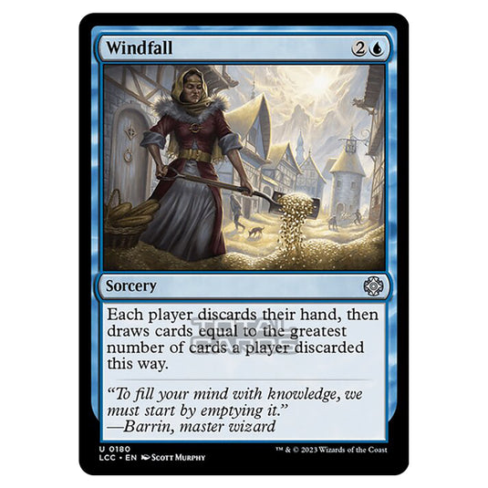 Magic The Gathering - The Lost Caverns of Ixalan - Commander - Windfall - 0180