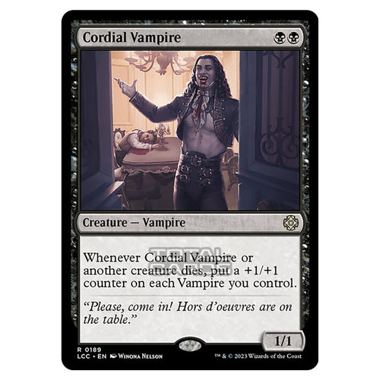 Magic The Gathering - The Lost Caverns of Ixalan - Commander - Cordial Vampire - 0189