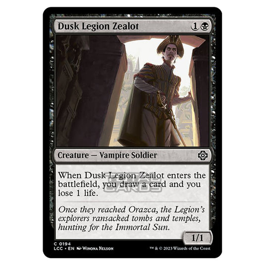 Magic The Gathering - The Lost Caverns of Ixalan - Commander - Dusk Legion Zealot - 0194