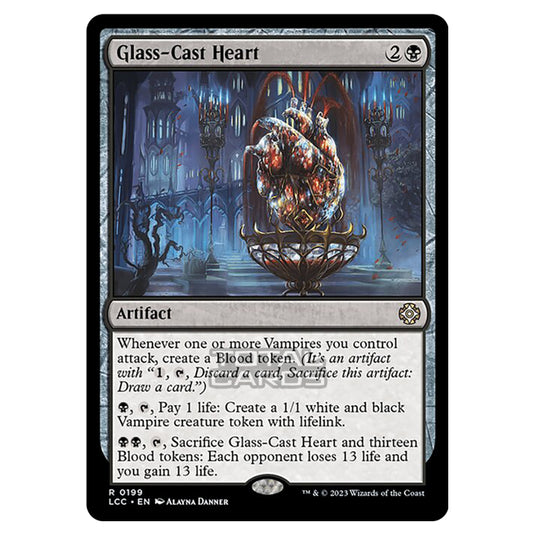 Magic The Gathering - The Lost Caverns of Ixalan - Commander - Glass-Cast Heart - 0199