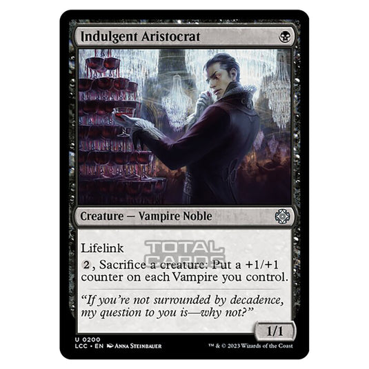 Magic The Gathering - The Lost Caverns of Ixalan - Commander - Indulgent Aristocrat - 0200