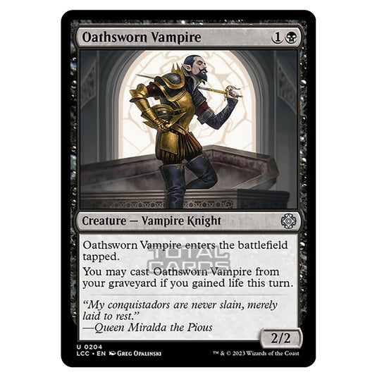 Magic The Gathering - The Lost Caverns of Ixalan - Commander - Oathsworn Vampire - 0204